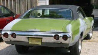chevelle primered back